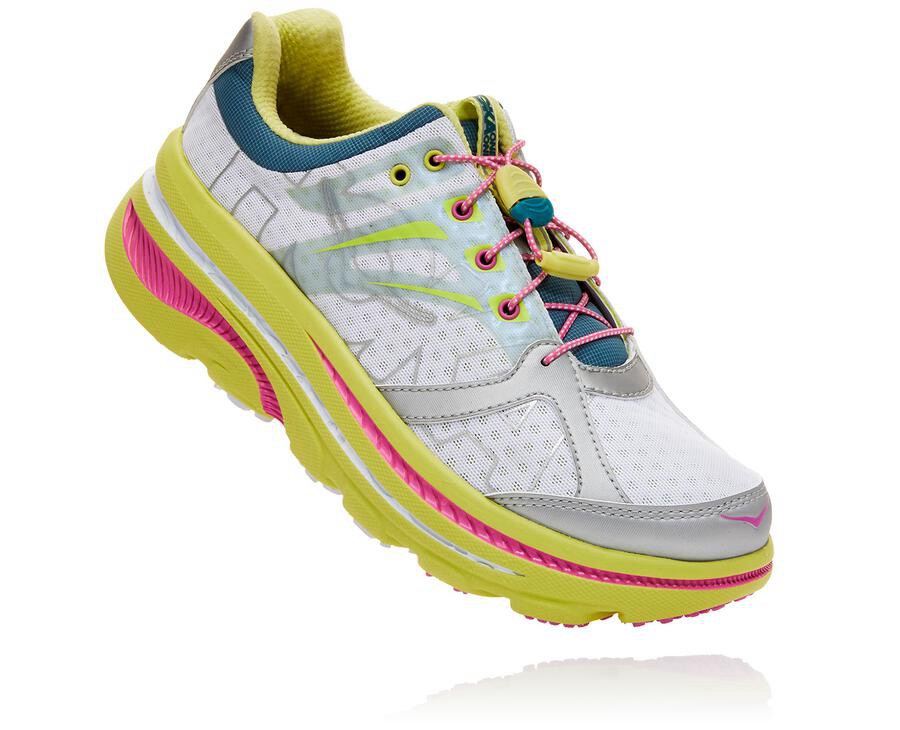 Tenis Hoka One One Mujer Blancos - Ov X Bondi B - XYHL69278